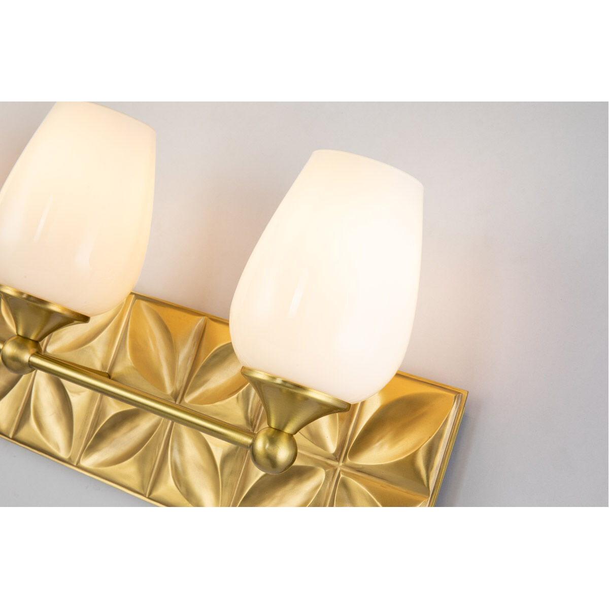 Epsilon 3 Light 24 inch AGB Bath Light Wall Light in Antique Brass